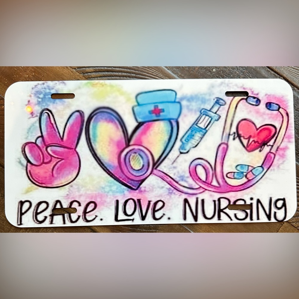 New license plate nursing